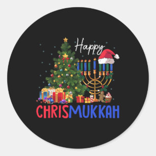Adesivo Feliz Chrismukkah Feliz Natal Hanukkah 2