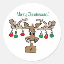 Adesivo Feliz Christmoose Festivo