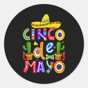 Adesivo Feliz cinco de maio festa squad 5 de maio mexicano