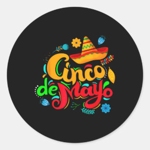 Adesivo Feliz Cinco de Mayo Men Women Kids 5 De Mayo Mexic