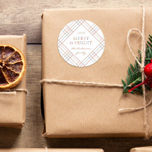 Adesivo Feliz Colorida e Nome da Família Brilhante