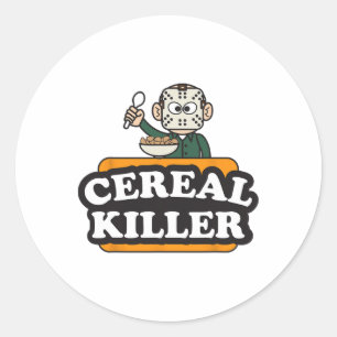 Adesivo Feliz Comida de Cereal Troque no Dia das Bruxas