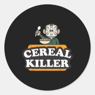 Adesivo Feliz Comida de Cereal Troque no Dia das Bruxas