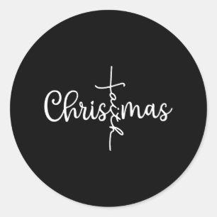 Adesivo Feliz Cristo de Natal de Jesus