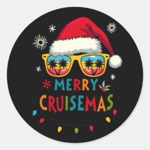 Adesivo Feliz Cruisemas 2025 Natal Papai Noel Rena