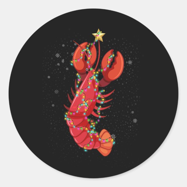 Adesivo Feliz de Natal de Cajun Louisiana X-Mas Ligh (Frente)