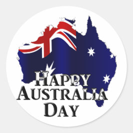 Adesivo Feliz Dia da Austrália