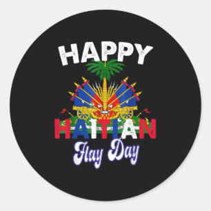 Adesivo Feliz Dia da Bandeira do Haiti Orgulho do Haiti 18