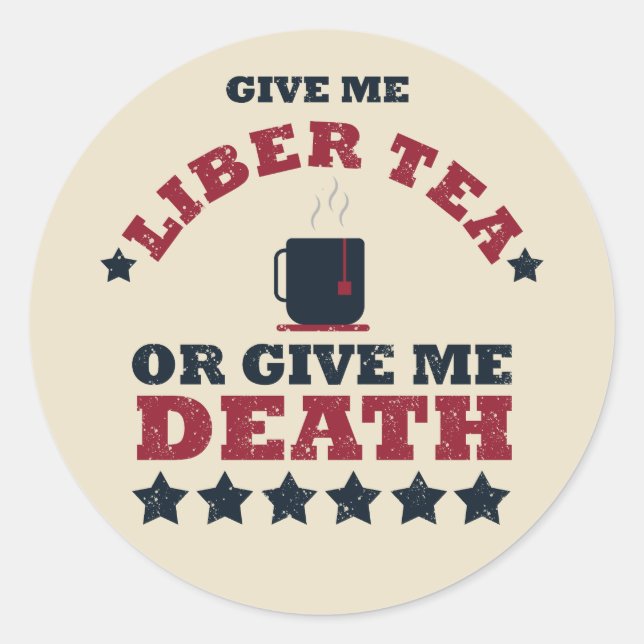 Adesivo Feliz Dia da Independência engraçado 4 de julho (Frente)