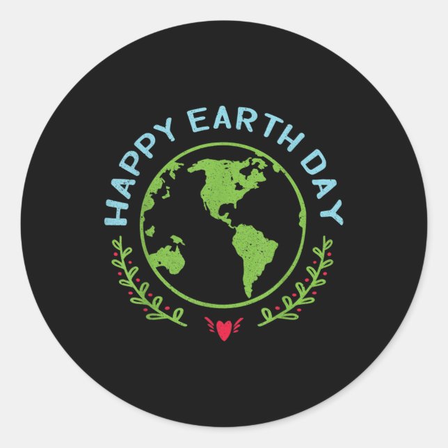 Adesivo Feliz Dia da Terra 2021 (Frente)