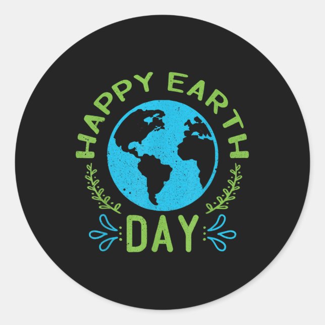 Adesivo Feliz Dia da Terra 2021 (Frente)