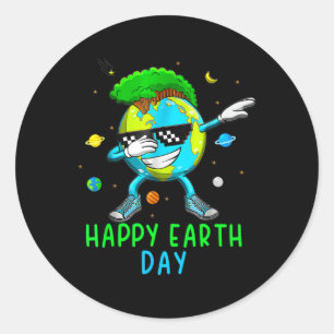 Adesivo Feliz Dia da Terra 2024 Crianças Engraçadas do Dia