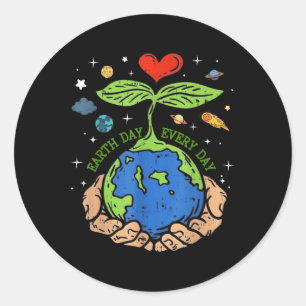 Adesivo Feliz Dia da Terra 2024 Salve nosso planeta Terra