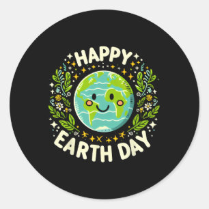 Adesivo Feliz Dia da Terra 2025 Crianças Cute Earth Day To
