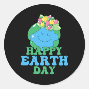 Adesivo Feliz Dia da Terra Camisa Homens do Dia da Terra B