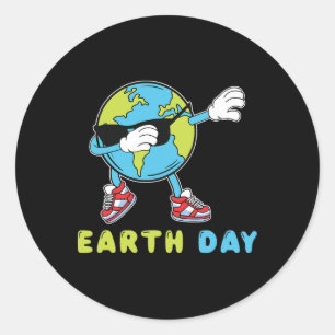 Adesivo Feliz Dia da Terra Engraçado Dia da Terra