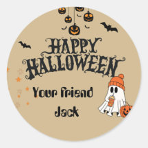 Feliz Dia das Bruxas Personalizado com Ghost Cacho