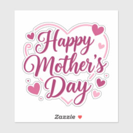 Adesivo Feliz Dia das Mães
