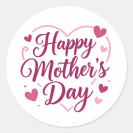 Adesivo Feliz Dia das Mães