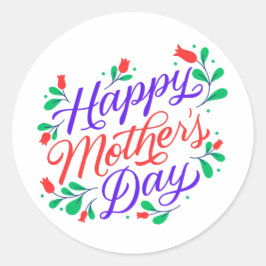 Adesivo Feliz dia das mães