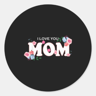Adesivo Feliz dia das mães mulheres eu amo você mãe