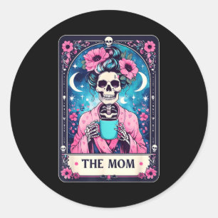 Adesivo Feliz dia das mães o cartão de tarot da mamãe esqu