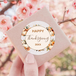 Adesivo Feliz Dia de Ação de Graças