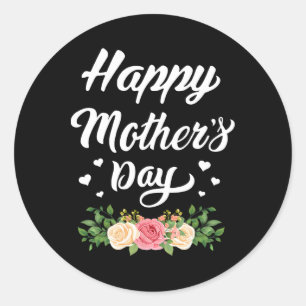 Adesivo Feliz Dia de as mães Para As Mulheres Vovó