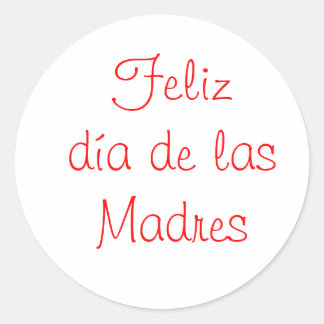 Adesivo Feliz dia de las Madres