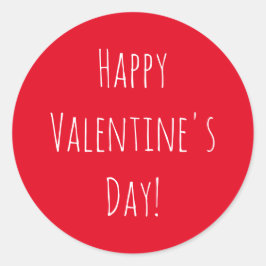 Adesivo Feliz dia de os namorados Vermelho Cinto