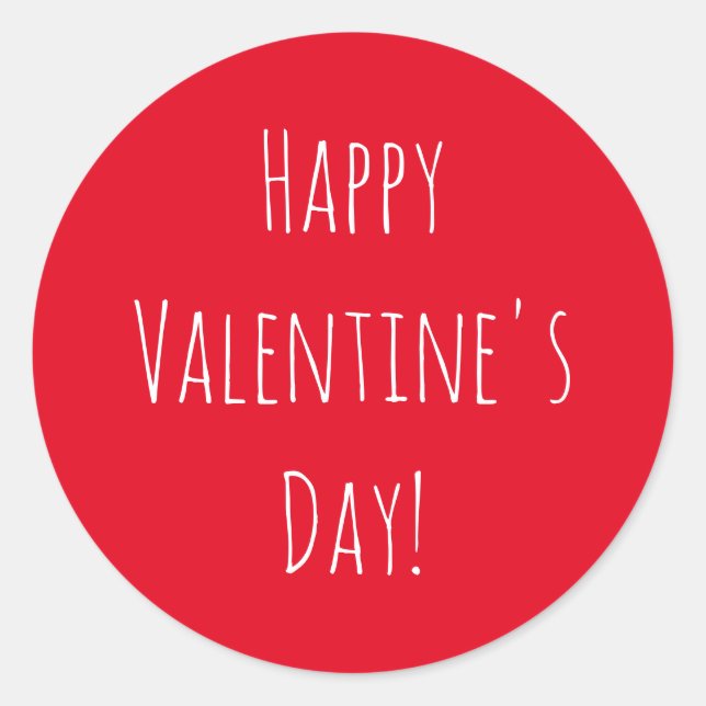 Adesivo Feliz dia de os namorados Vermelho Cinto (Frente)