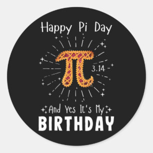 Adesivo Feliz Dia de Pi Teto Matemático Geek Aniversário L