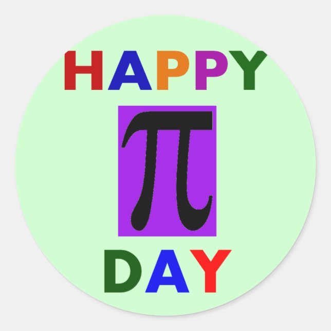 ADESIVO FELIZ DIA DE PIZ (Frente)