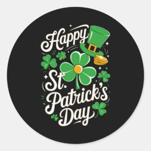 Adesivo Feliz Dia de São Patrício Herança Irlandesa Camise