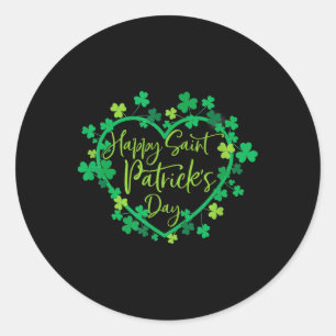 Adesivo Feliz Dia de São Patrício Trevo Irlandês São Patrí