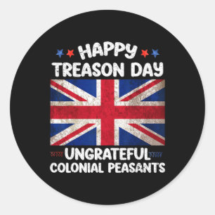 Adesivo Feliz Dia de Traição Ingrata Camponeses Coloniais