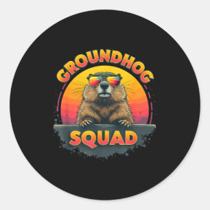 Adesivo Feliz Dia do Groundhog 2025 - Aplicativo Divertido
