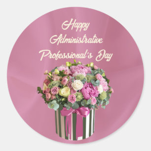 Adesivo Feliz Dia do Profissional Administrativo 2025