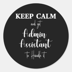 Adesivo Feliz dia do Secretário. Profissional administrat