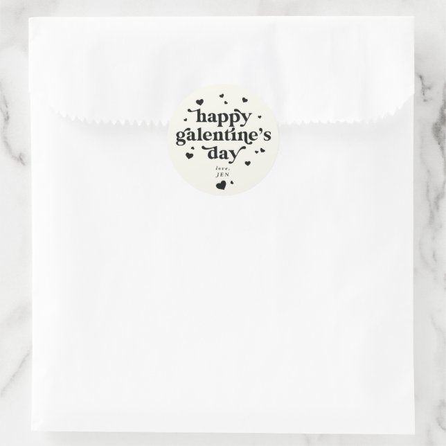 Adesivo Feliz Dia dos Galentinos Personalizados (Bolsa)