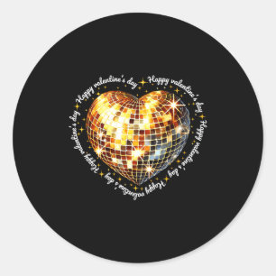 Adesivo Feliz Dia dos Namorados Comédia Ouro Coquette Disc