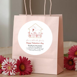 Adesivo Feliz Dia dos Namorados Negócios de Imóveis Corret