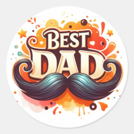 Adesivo feliz dia dos pais