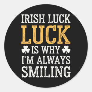Adesivo Feliz Dia dos Patricinhos Orgulho Irlandês Shamroc