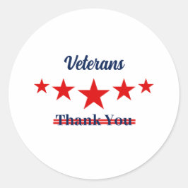 Adesivo Feliz Dia dos Veteranos