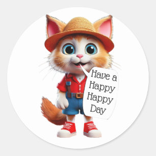 Adesivo Feliz Dia Feliz