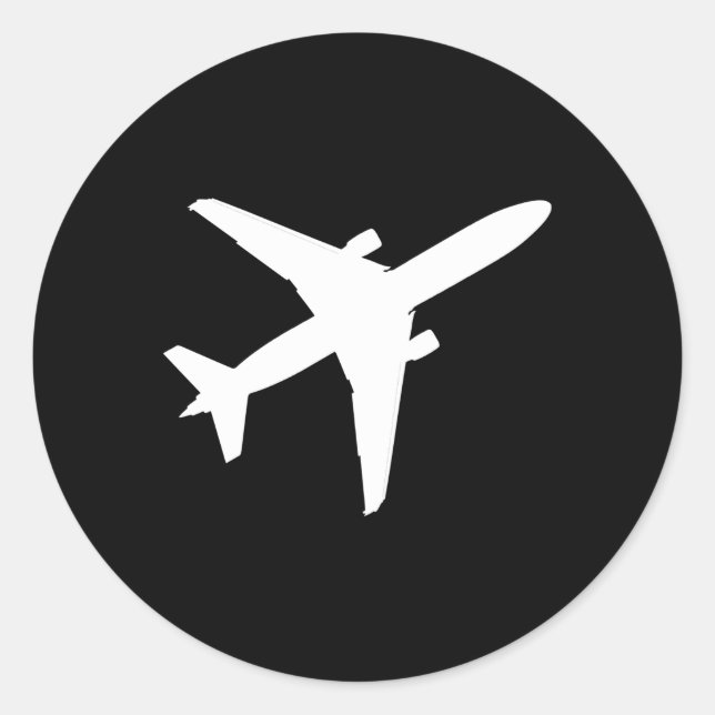 Adesivo Feliz Dia Nacional da Aviação (Frente)