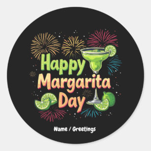 Adesivo Feliz Dia Nacional da Margarita