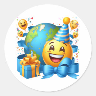 Adesivo Feliz Dia Nacional Emoji