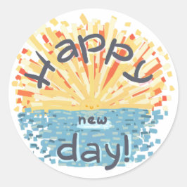 Adesivo Feliz Dia Novo!